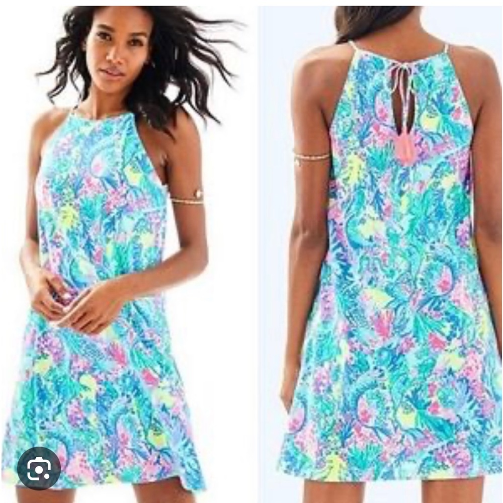 Lilly Pulitzer Margot Swing Dress | Mermaids Cove | SMALL | NWOT | Blue Multi